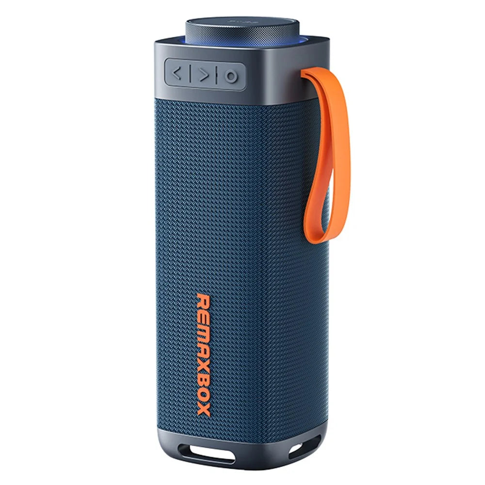 REMAX RB-M22 Portable Wireless Bluetooth-Compatible Speaker with RGB Lighting TWS Pairing - Blue - 1