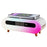 S608 Multifunctional Wireless Speaker Clock Bedside Lamp with Wireless Charging RGB Night Light - White - 2