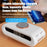 S608 Multifunctional Wireless Speaker Clock Bedside Lamp with Wireless Charging RGB Night Light - White - 6