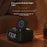 Q7 15W Wireless Charger Bluetooth-Compatible Speaker Night Light FM Radio Bedside Alarm Clock with Dual Type C Ports - 3