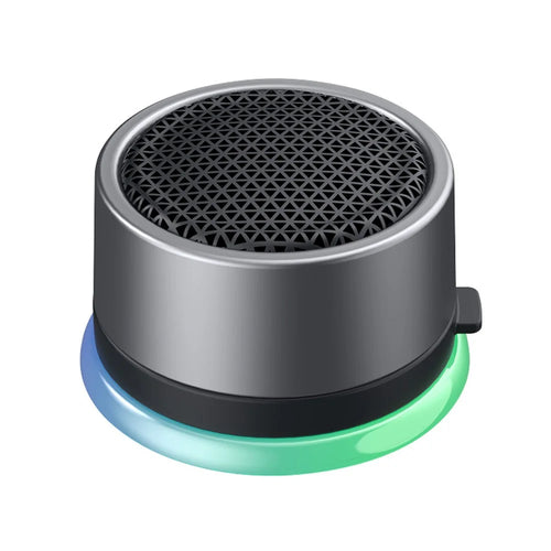 CWS07 Portable Magnetic TWS Bluetooth-compatible Speaker with RGB Light for Outdoor Cycling Camping Mini Subwoofer - Black - 1