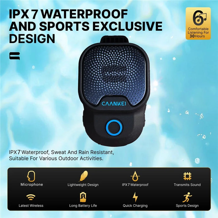 CAANKEI CWS03 Waterproof Outdoor Sports Bluetooth-Compatible Speaker Portable Mini Wireless Subwoofer - 4