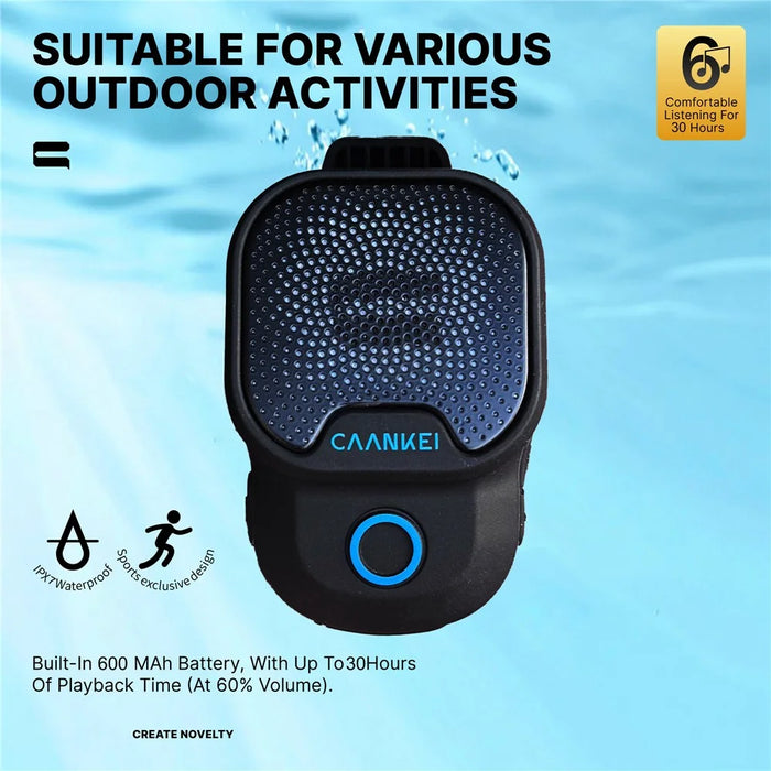 CAANKEI CWS03 Waterproof Outdoor Sports Bluetooth-Compatible Speaker Portable Mini Wireless Subwoofer - 5