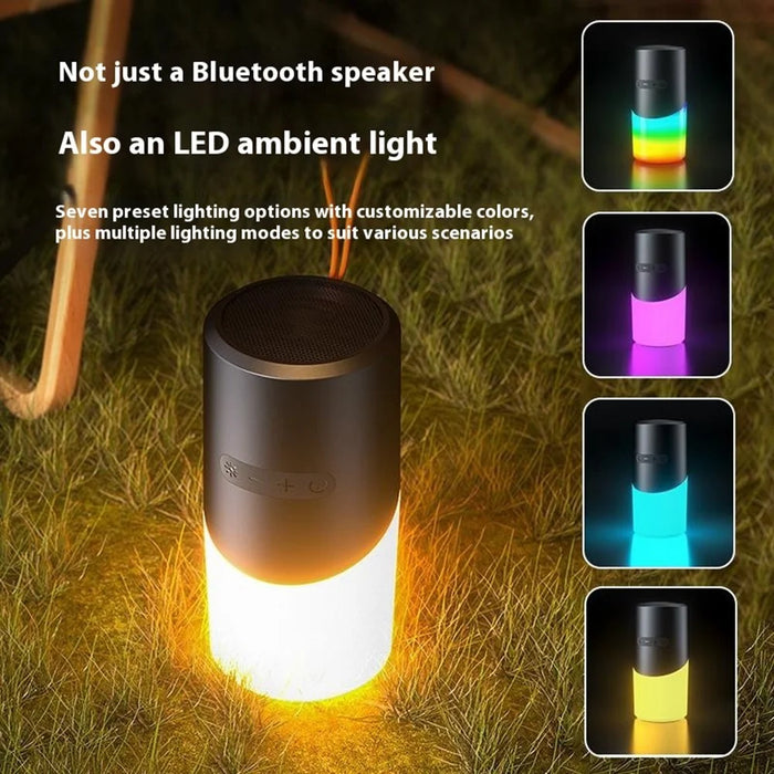 EBS-705 Wireless Bluetooth-compatible Speaker RGB Lighting Portable Outdoor Mini Subwoofer with Lanyard - 2