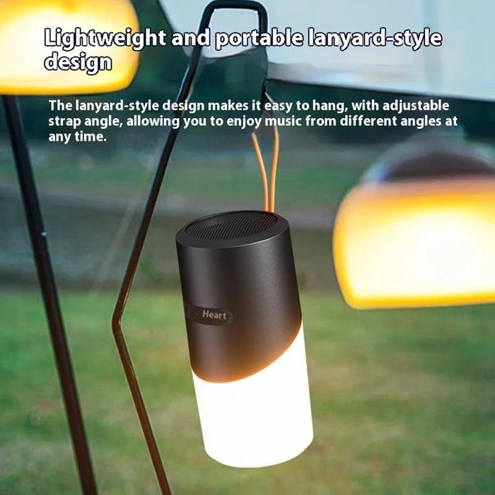 EBS-705 Wireless Bluetooth-compatible Speaker RGB Lighting Portable Outdoor Mini Subwoofer with Lanyard - 3