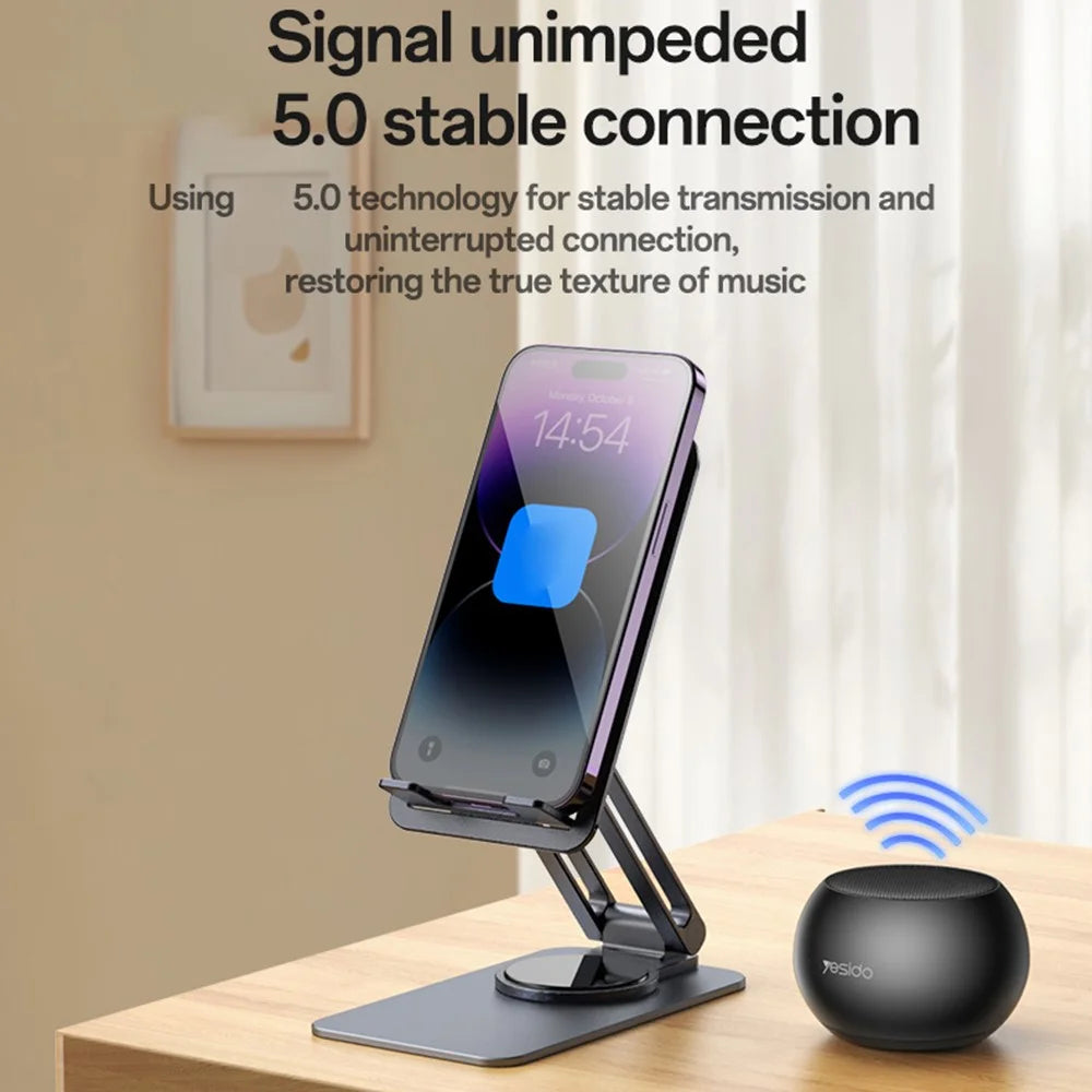 YESIDO YSW33 Portable TWS Bluetooth-compatible Speaker Aluminum Alloy Mini Wireless Audio Device - 5
