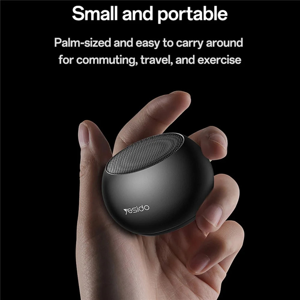 YESIDO YSW33 Portable TWS Bluetooth-compatible Speaker Aluminum Alloy Mini Wireless Audio Device - 6