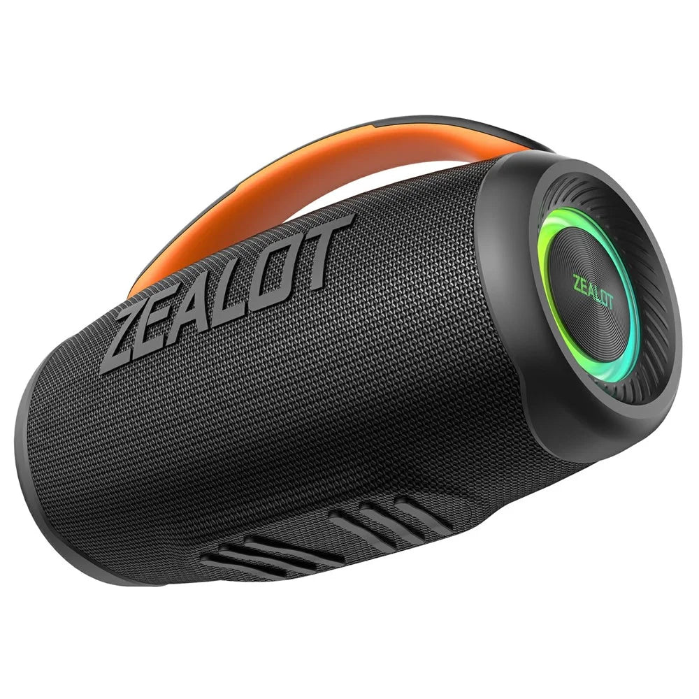 ZEALOT P11 50W Portable Bluetooth-Compatible Speaker RGB Light USB / TF / Aux TWS Wireless Bass Subwoofer - Black - 2