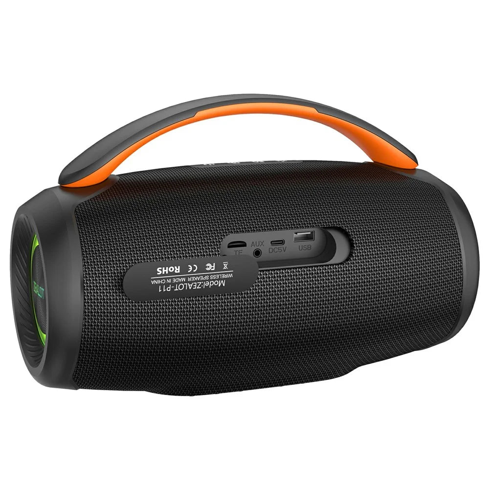 ZEALOT P11 50W Portable Bluetooth-Compatible Speaker RGB Light USB / TF / Aux TWS Wireless Bass Subwoofer - Black - 3