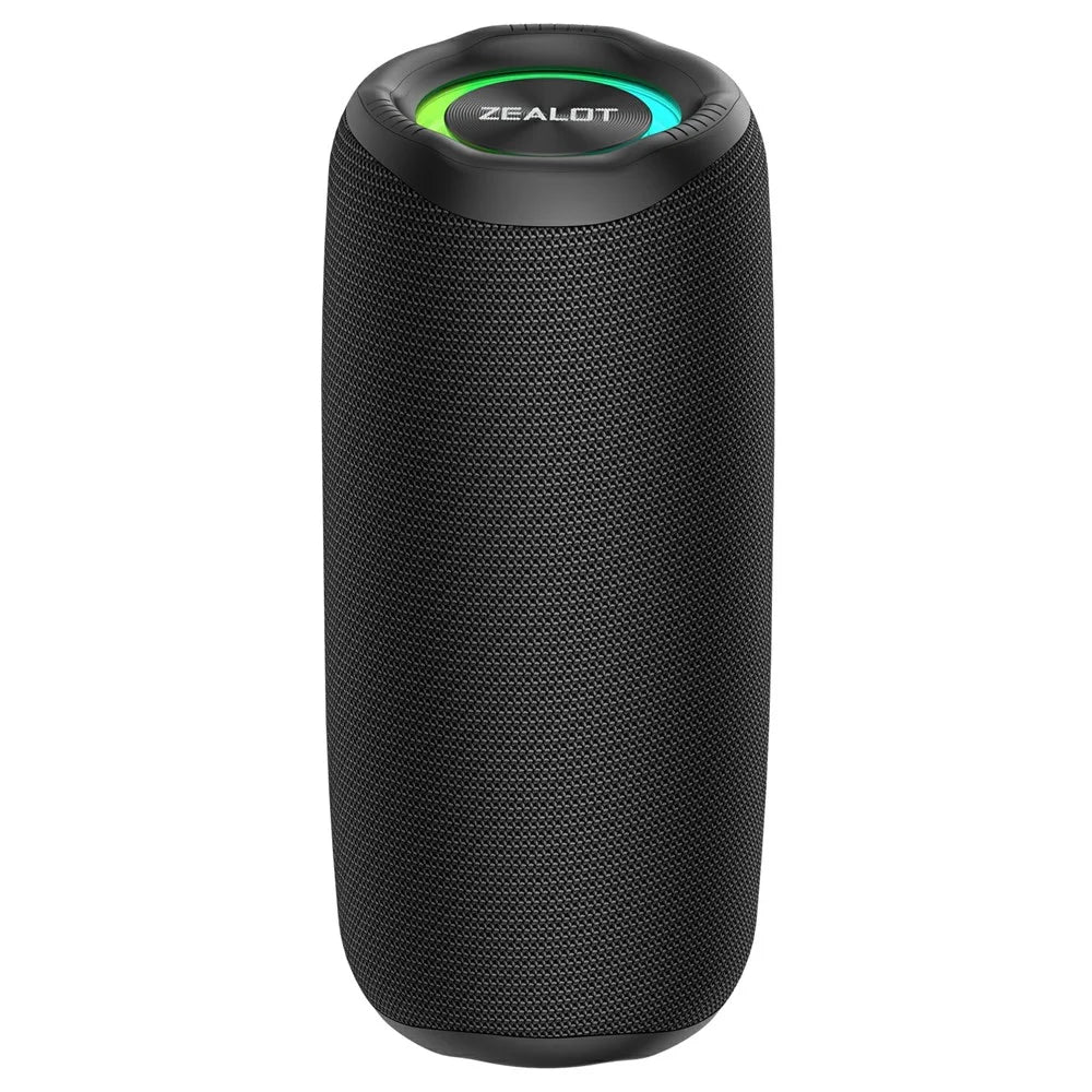 ZEALOT MP2 Outdoor 20W Bluetooth-Compatible Speaker Portable IPX5 Waterproof Bass Subwoofer - Black - 2
