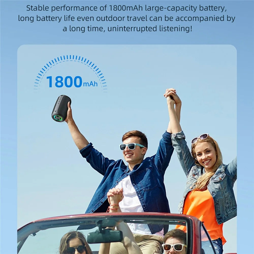 ZEALOT M2 Bluetooth-Compatible Speaker RGB Light Portable Outdoor Wireless IPX4 Waterproof Speaker - 6