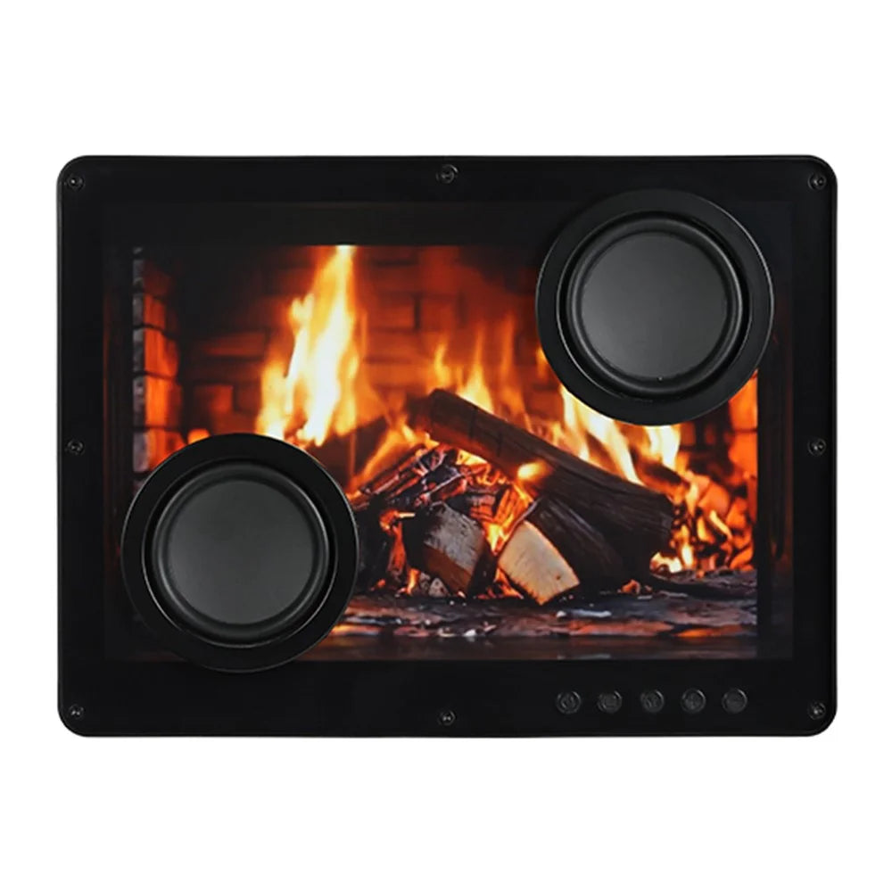 D35 Desktop Stereo Speaker HIFI Audio Bluetooth-Compatible TF AUX Subwoofer with Floating Lyrics Display - 2