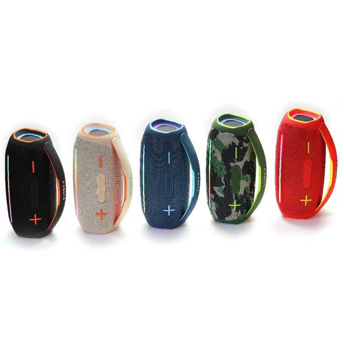 P10 30W LED Boombox Portable Wireless Speaker Waterproof Bluetooth-Compatible Music Player - Camouflage - 2