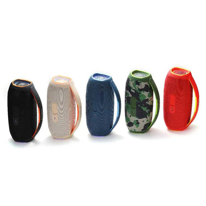 P10 30W LED Boombox Portable Wireless Speaker Waterproof Bluetooth-Compatible Music Player - Camouflage - 3