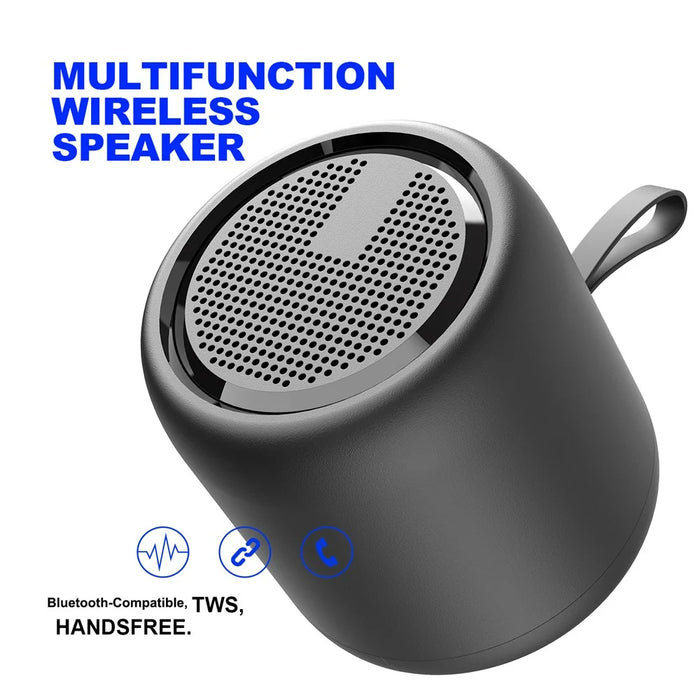 F11 Portable Speaker TWS Wireless Mini Subwoofer Outdoor Waterproof IPX4 for Home / Travel - Black - 3