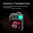 DK08 Portable Bluetooth-Compatible Speaker LED Display RGB Light Mecha Style Metal Loudspeaker - 3