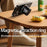 CX100 Phone Tablet Computer Magnetic Bluetooth-Compatible Speaker Portable Bass Subwoofer with Atmosphere Light - 3