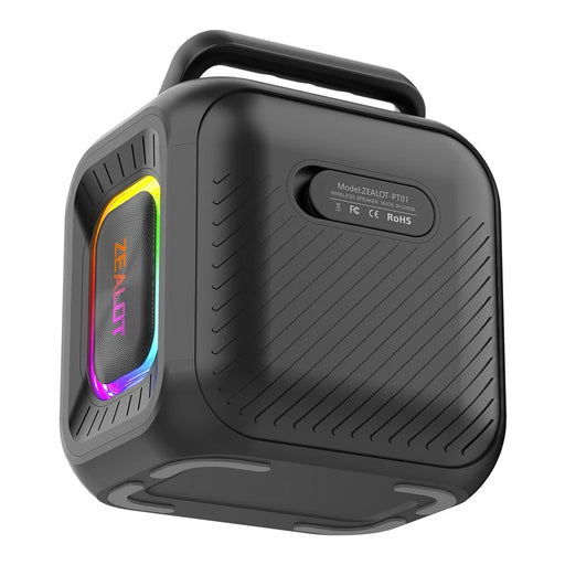 ZEALOT-PT01 Portable 30W Bluetooth-Compatible Speaker Enhanced Bass Waterproof Wireless Loudspeaker - Black - 2