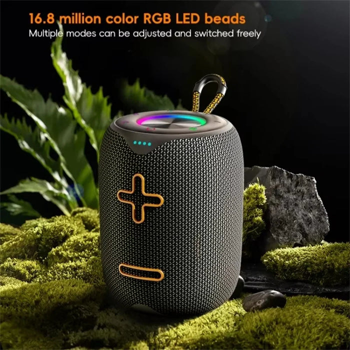 X6 20W Wireless Speaker Portable IPX6 Waterproof Deep Bass LED RGB Wireless Speaker for Outdoor  /  Indoor - Black - 2