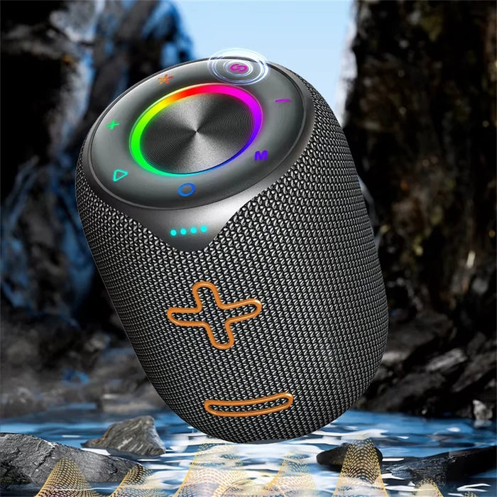 X6 20W Wireless Speaker Portable IPX6 Waterproof Deep Bass LED RGB Wireless Speaker for Outdoor  /  Indoor - Black - 6