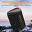 CYBORIS S1 Portable Speaker Bluetooth-compatible 15W IPX6 Waterproof RGB Subwoofer - Black - 4
