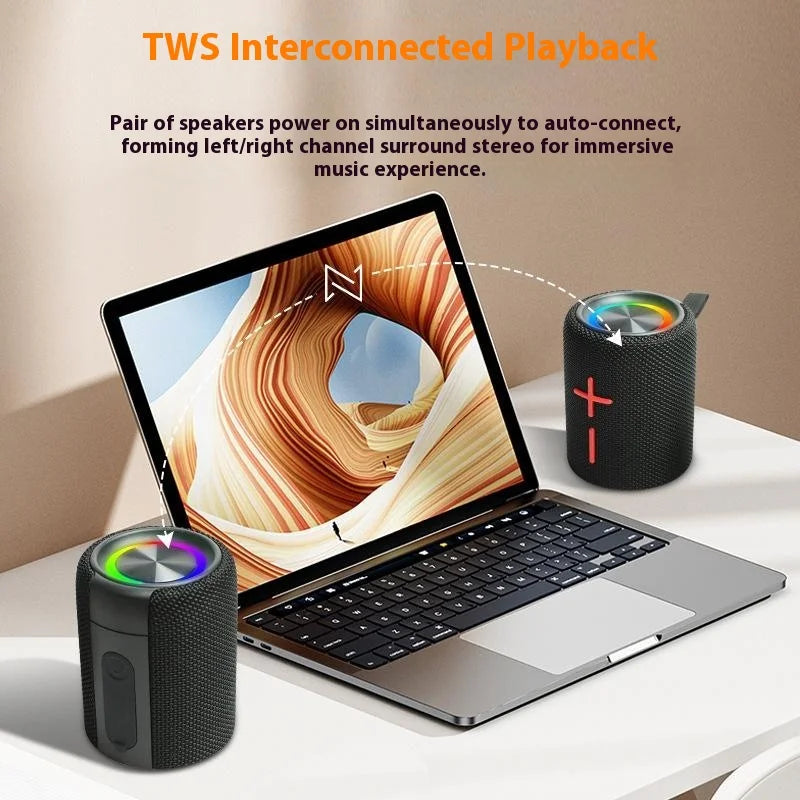 CYBORIS S11 Magnetic 2-in-1 Bluetooth-compatible Speaker IPX6 Waterproof Dual Splittable Speaker with 20W Bass for Home Outdoor Camping - 5