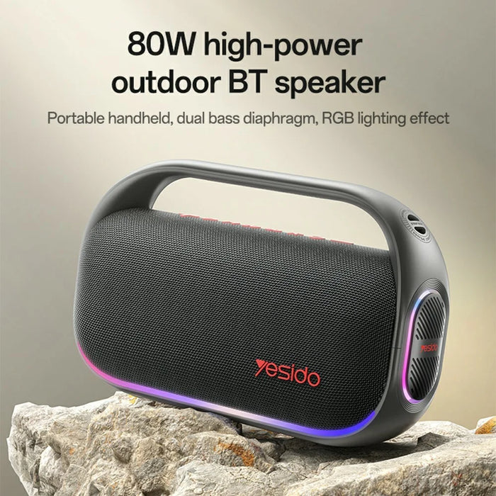 YESIDO YSW31 Wireless Speaker 3 EQ Modes Waterproof TWS Stereo Sound Bluetooth-compatible Subwoofer - 2