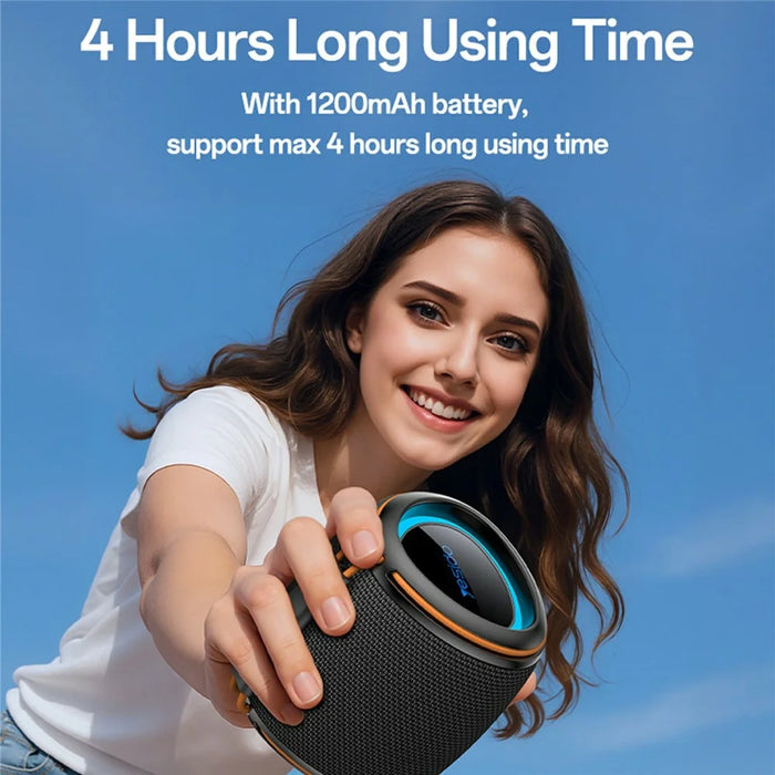 YESIDO YSW40 8W Portable Subwoofer TWS Bluetooth-compatible Wireless Speaker with RGB Light - 3