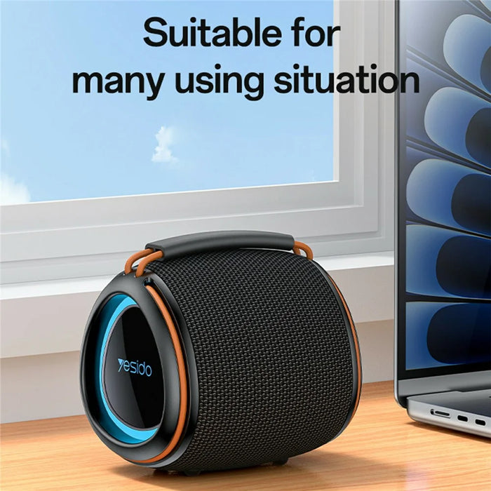YESIDO YSW40 8W Portable Subwoofer TWS Bluetooth-compatible Wireless Speaker with RGB Light - 7