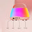P13 HiFi Sound 5W Portable Karaoke System Wireless Bluetooth-compatible Speaker with 2 Microphones - Pink - 5