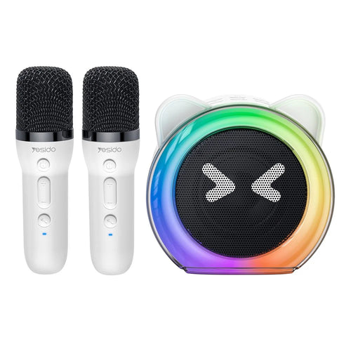 YESIDO YSW36 Cute Ears Design 5W Bluetooth-compatible Karaoke Speaker with Dual Microphone for Children Entertainment - 1