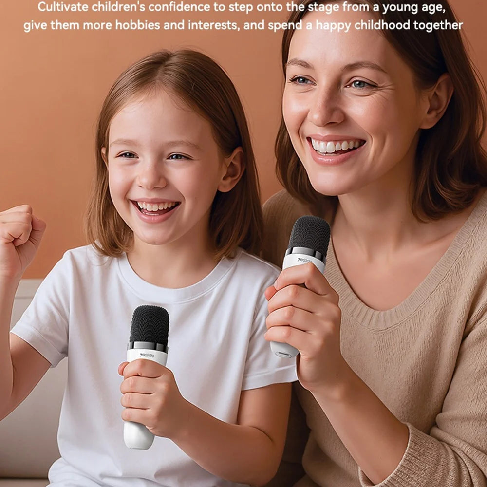 YESIDO YSW36 Cute Ears Design 5W Bluetooth-compatible Karaoke Speaker with Dual Microphone for Children Entertainment - 6