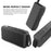 Bluetooth-Compatible Speaker F0 Outdoor Wireless Mini Subwoofer with HIFI Sound Portable Speaker - Black - 7