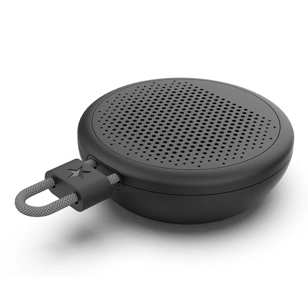 F10 Bluetooth-Compatible Speaker Mini Portable Outdoor Subwoofer with HIFI Surround Sound and TF Card Expansion - Black - 2