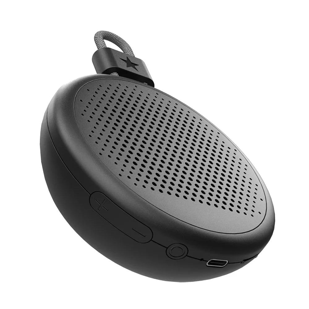 F10 Bluetooth-Compatible Speaker Mini Portable Outdoor Subwoofer with HIFI Surround Sound and TF Card Expansion - Black - 5