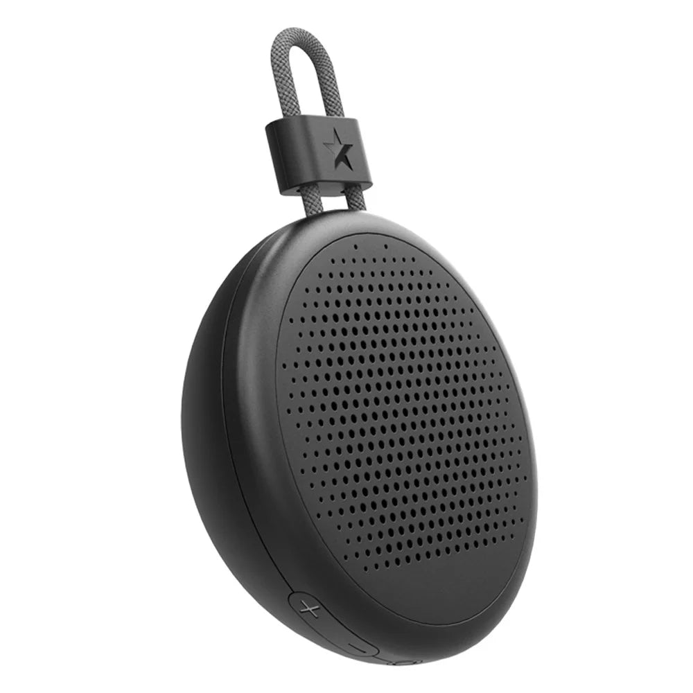F10 Bluetooth-Compatible Speaker Mini Portable Outdoor Subwoofer with HIFI Surround Sound and TF Card Expansion - Black - 6