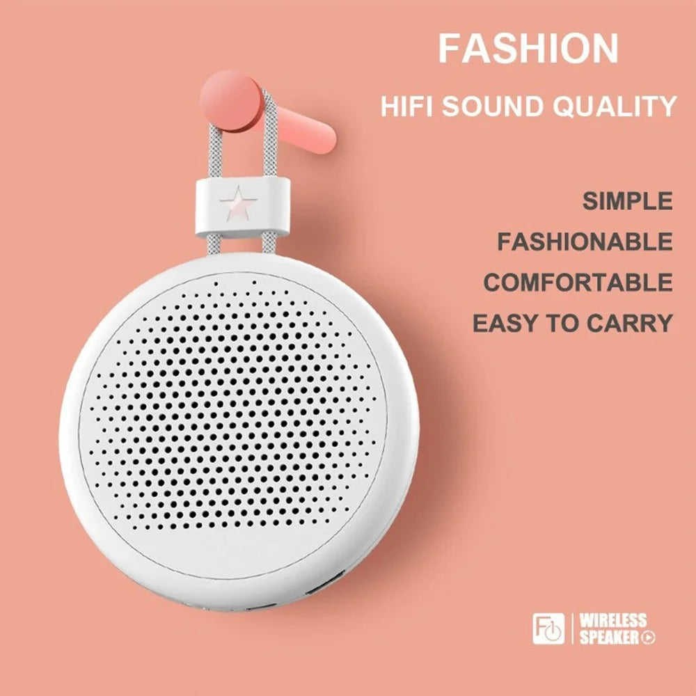 F10 Bluetooth-Compatible Speaker Mini Portable Outdoor Subwoofer with HIFI Surround Sound and TF Card Expansion - Black - 7
