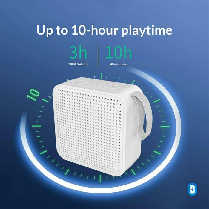 F12 Bluetooth-Compatible Speaker HIFI 360° Surround Sound Outdoor Wireless Mini Subwoofer - White - 3