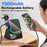 027 Induction Bluetooth-Compatible Speaker RGB Light Charger Station Desktop Phone Stand - Black - 2