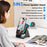 027 Induction Bluetooth-Compatible Speaker RGB Light Charger Station Desktop Phone Stand - Black - 3