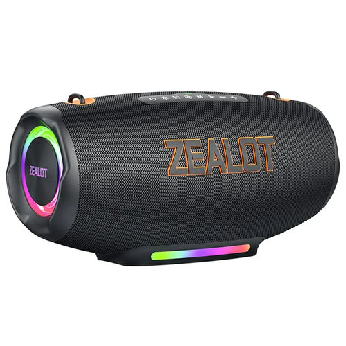 ZEALOT S127 100W Outdoor Portable Bluetooth-Compatible Speaker 24000mAh RGB Light Subwoofer - Black - 1