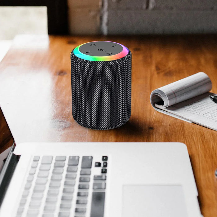 CAANKEI M370 Portable Wireless Bluetooth-compatible Speaker IPX6 Waterproof TWS Stereo Subwoofer - Black - 2