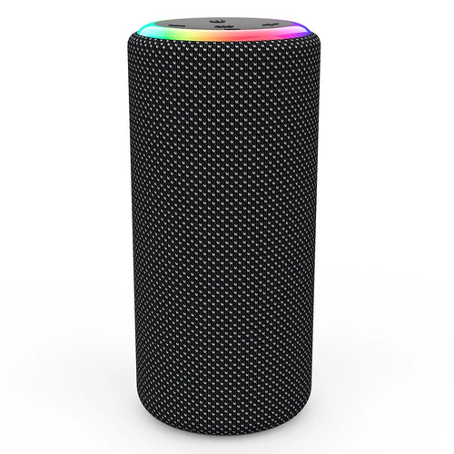 M570 Outdoor 10W Bluetooth-compatible Speaker IPX6 Waterproof Portable RGB Lighting TWS Soundbox - Black - 1