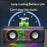 V8 Transparent Mecha Desktop Bluetooth-compatible Speaker 10W Powerful Bass Portable Soundbar with RGB Light - White - 3