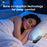 SMB-16 Bone Conduction Sleep Aid Bluetooth-compatible Speaker White Noise Sound Machine Under Pillow Speaker - Black - 4