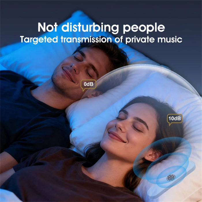 SMB-16 Bone Conduction Sleep Aid Bluetooth-compatible Speaker White Noise Sound Machine Under Pillow Speaker - Black - 6