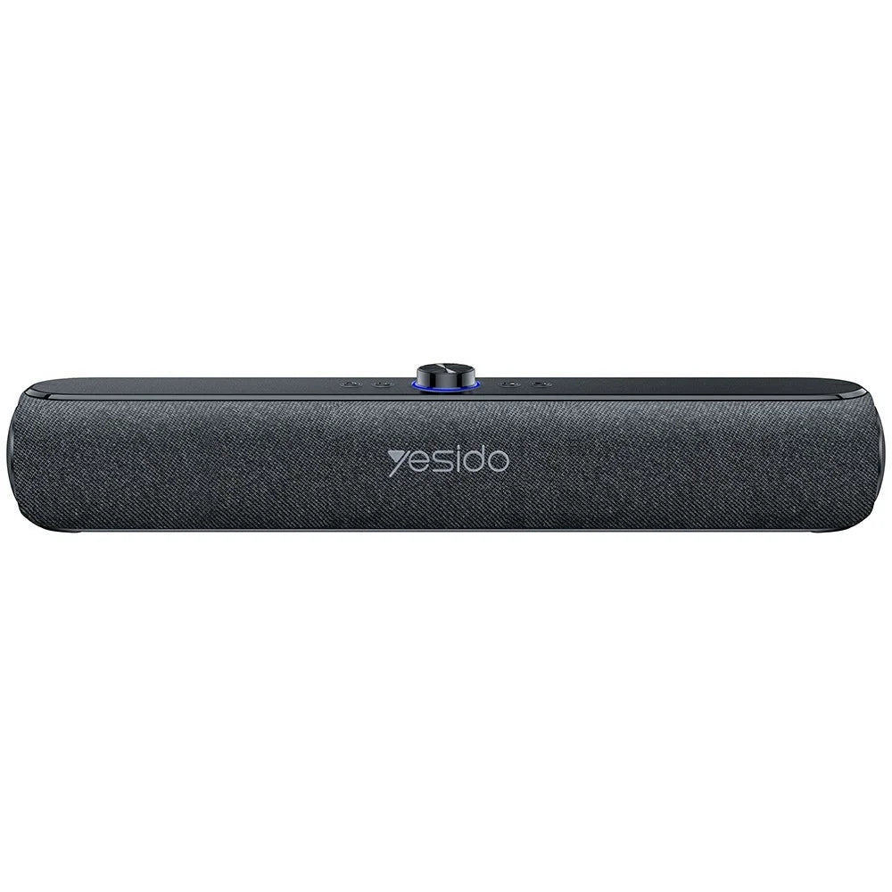 YESIDO YSW42 Wireless Bluetooth-compatible Speaker HiFi Sound Portable 20W Desktop Soundbar Support TF Card - Black - 1