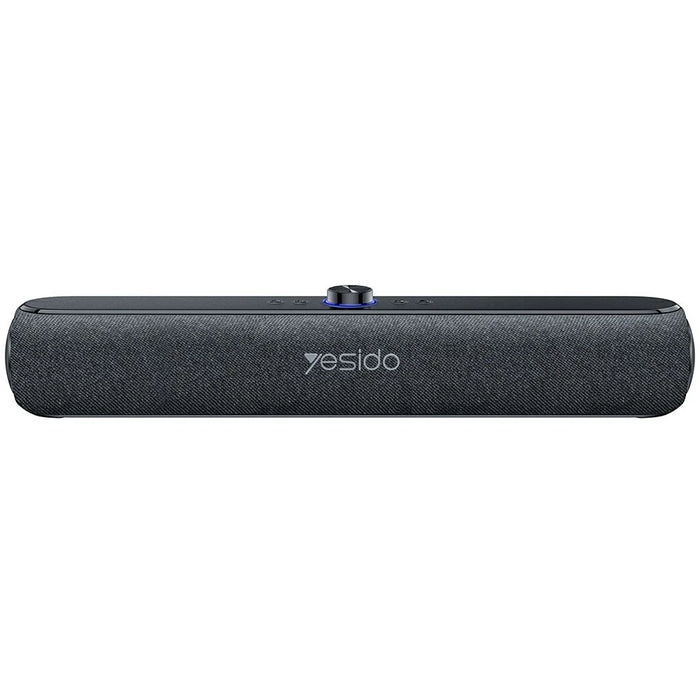 YESIDO YSW42 Wireless Bluetooth-compatible Speaker HiFi Sound Portable 20W Desktop Soundbar Support TF Card - Black - 1