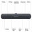 YESIDO YSW42 Wireless Bluetooth-compatible Speaker HiFi Sound Portable 20W Desktop Soundbar Support TF Card - Black - 7