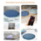X5PRO Ultra Thin Pillow Disc Sleep Speaker Wireless Bluetooth-Compatible Speaker Bedside Sound Disc - Sapphire - 2